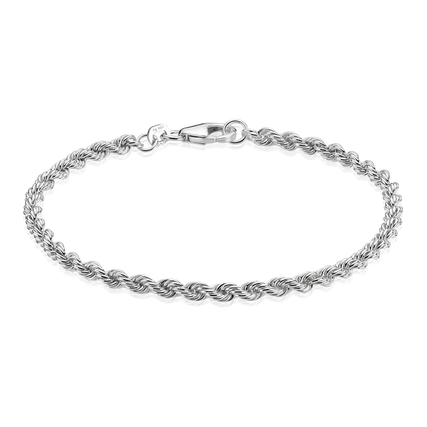 Cordel armbånd i 925 sterlingsølv