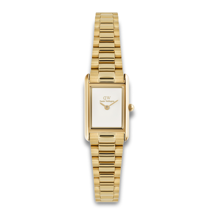 Daniel Wellington Bound Mini Gold 17 mm ADW00100931 med guldfarvet stållænke