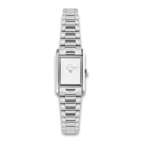 Daniel Wellington Bound Mini Silver 17 mm ADW00100930 med sølvfarvet stållænke
