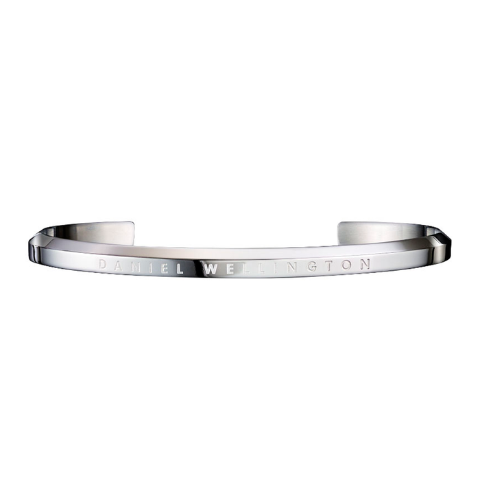 Daniel Wellington Classic Cuff Steel Small ADW00400004 armbånd i poleret rustfrit stål