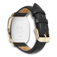 Bagside af Daniel Wellington Vintage Sheffield G ADW00100838 med sort læderrem