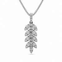 Empress vedhæng i 18 karat hvidguld med 0,66 ct brillantslebne diamanter