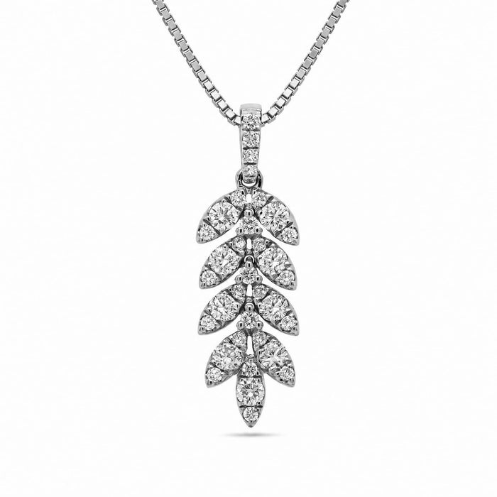 Empress vedhæng i 18 karat hvidguld med 0,66 ct brillantslebne diamanter