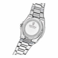 Bagside på Festina Swiss Made Classic Steel F20100/1 med graveret stålbund
