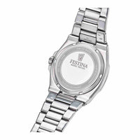 Bagside på Festina Swiss Made Classic Steel F20100/4 med graveret stålbund