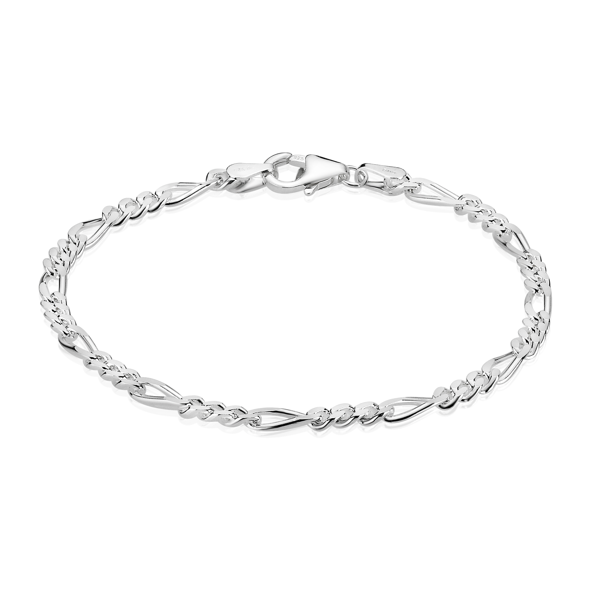 Figaro armbånd i 925 sterlingsølv