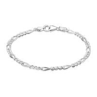 Figaro armbånd i 925 sterlingsølv