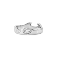 Georg Jensen Fusion endering i 18 karat hvidguld set fra indersiden
