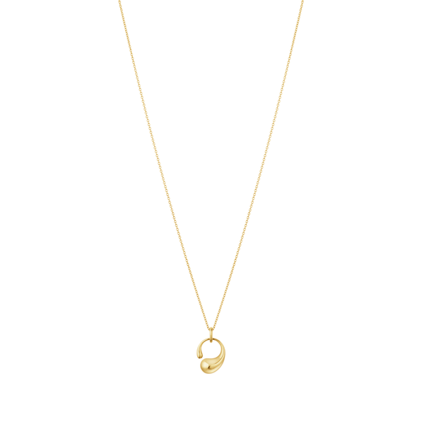 Georg Jensen Mercy lille vedhæng i 18 karat guld på fin kæde