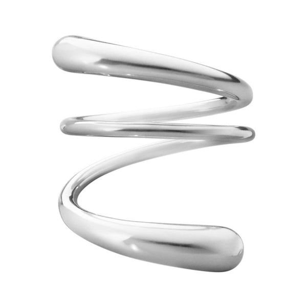 Georg Jensen Mercy Twist ring i sterlingsølv med flere omgange