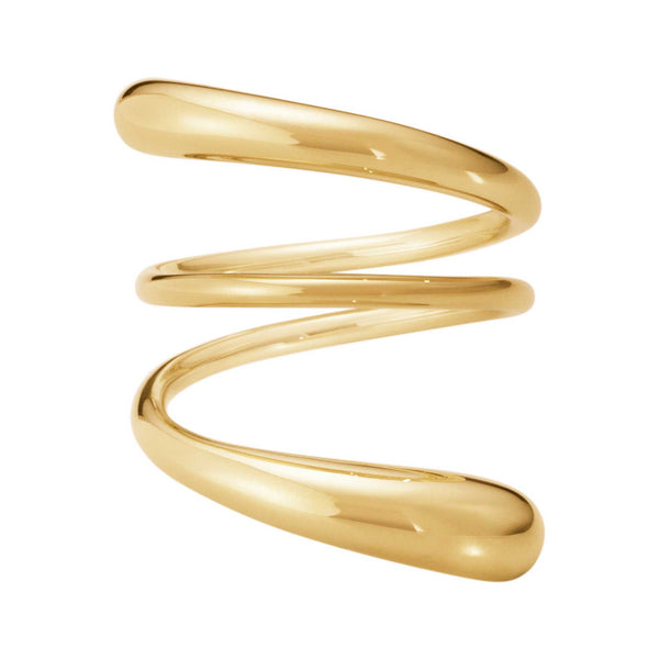 Georg Jensen Mercy Twist ring i 18 karat guld med flere omgange