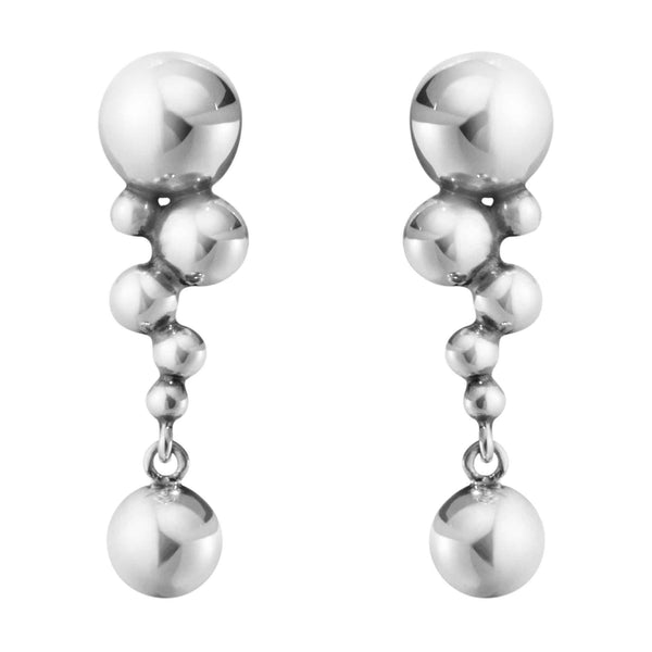 Georg Jensen Moonlight Grapes små øreringe i sterlingsølv