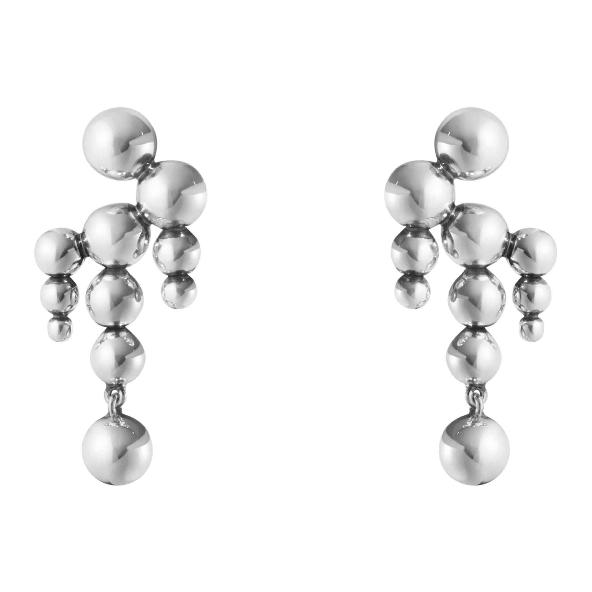 Georg Jensen Moonlight Grapes chandelier øreringe i sølv