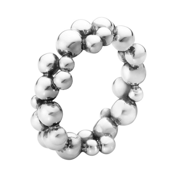 Georg Jensen Moonlight Grapes Band ring i sterlingsølv med kugler
