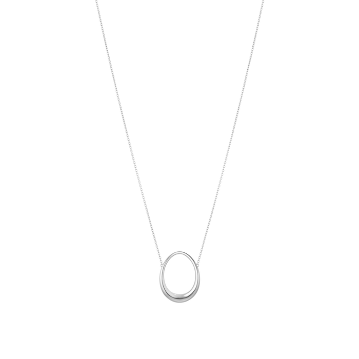 Georg Jensen Offspring medium vedhæng i sterlingsølv med ovalt design