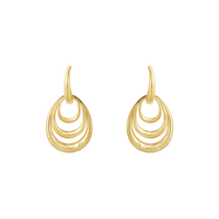 Georg Jensen Offspring øreringe i 18 karat guld med diamanter