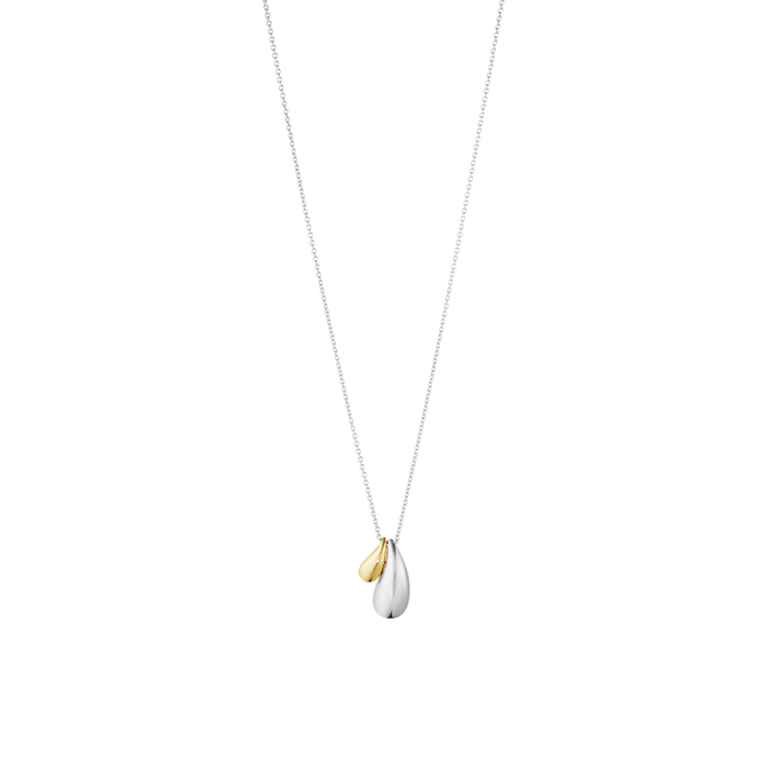 Georg Jensen Reflect dobbeltvedhæng i 925 sterlingsølv og 18 karat guld