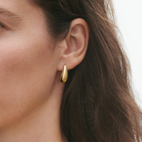 Georg Jensen Reflect øreringe i 18 kt guld detaljebillede