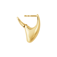Georg Jensen Reflect øreringe i 18 kt guld set fra siden