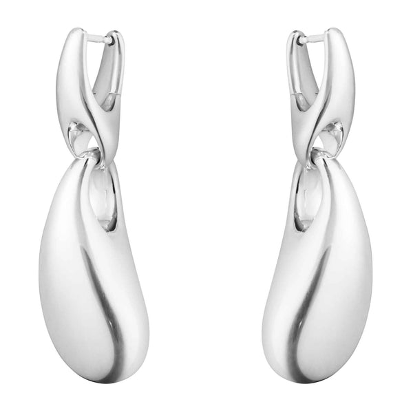 Georg Jensen Reflect Drop øreringe i sterlingsølv