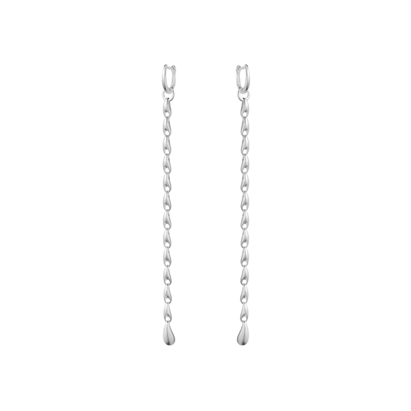 Georg Jensen Reflect lange kædeøreringe i sterlingsølv