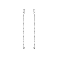 Georg Jensen Reflect lange øreringe i 925 sterlingsølv