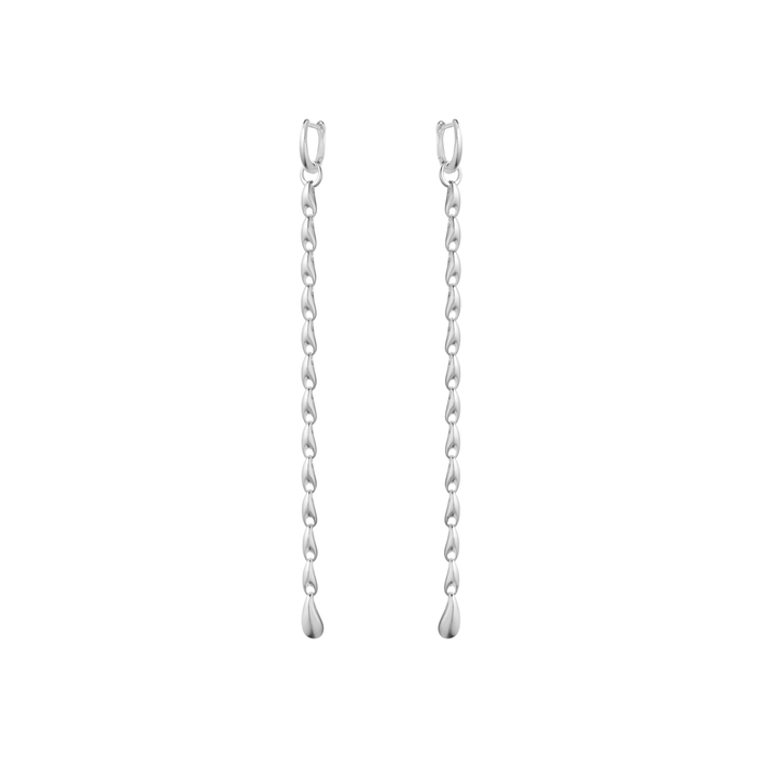Georg Jensen Reflect lange øreringe i 925 sterlingsølv