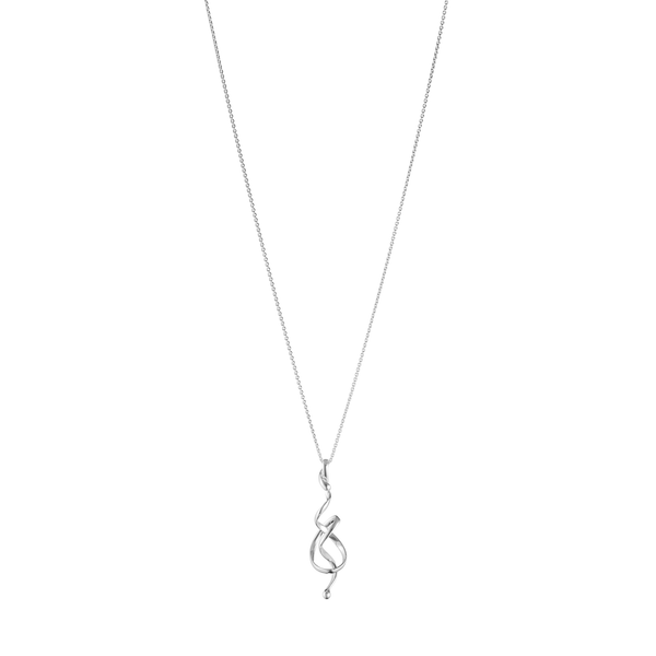 Georg Jensen Torun Forget-Me-Knot halskæde i sterlingsølv