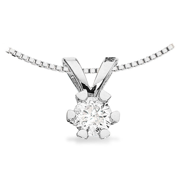 Scrouples Vida vedhæng med 0,20 carat diamant i 14 karat hvidguld
