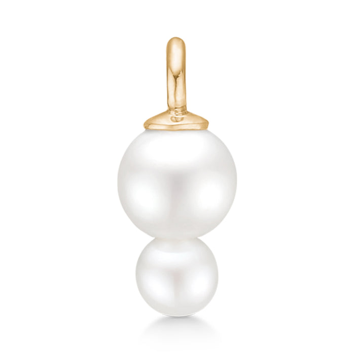 Vedhæng til ørering i guld med perler fra Julie Sandlau