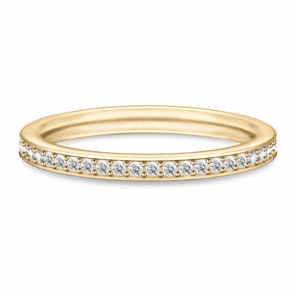 Forgyldt ring med zirkonia fra Julie Sandlau