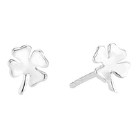 Lund Copenhagen firkløver ørestikker 6 mm i 925 sterling sølv