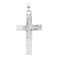 Lund Copenhagen kors vedhæng i 925 sterling sølv, 33x21 mm