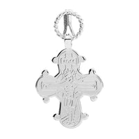 Sølv dagmarkors fra Lund Copenhagen med jesus på korset