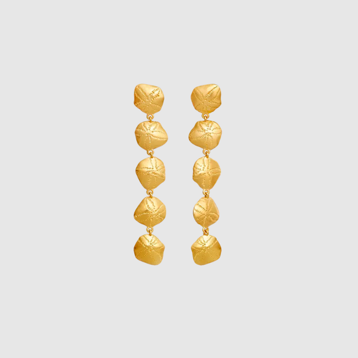 Maanesten Kishi øreringe i genanvendt sterlingsølv forgyldt med 18K guld