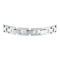 Maserati armbånd lås i stål med indgraveret Maserati logo