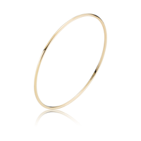 Massiv armring i 8 karat guld 6,0 cm med poleret overflade