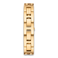 Bagside af Michael Kors Darrington MK4907 med guldfarvet lænke.