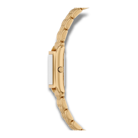 Sideprofil af Michael Kors Essex MK4997 i guldfarvet rustfrit stål.