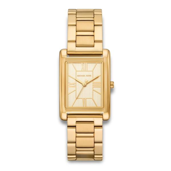 Michael Kors Essex dameur i guldfarvet rustfrit stål.