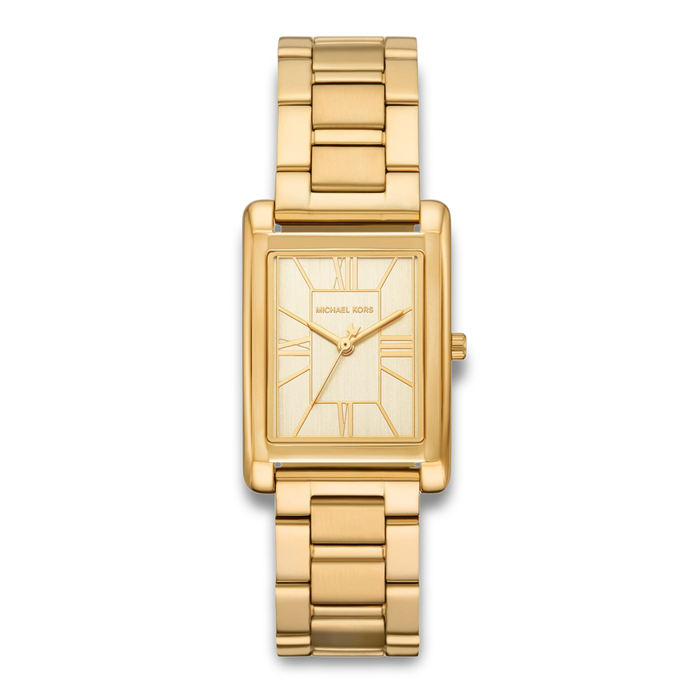Michael Kors Essex dameur i guldfarvet rustfrit stål.