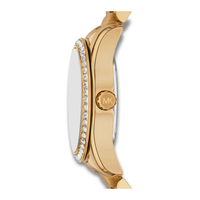 Sideprofil af Michael Kors Lexington dameur med stenbesat krans.