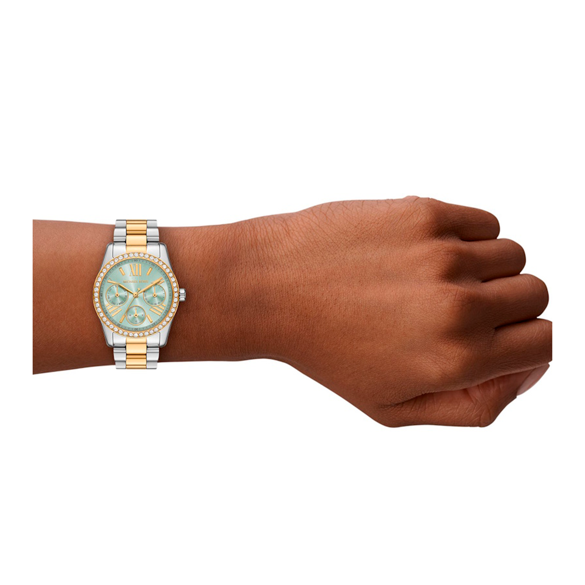 Michael Kors Lexington MK7609 båret på håndled.