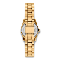 Bagside af Michael Kors Lexington Set MK4992SET med guldfarvet stållænke.