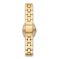 Bagside af Michael Kors Maude MK4955 med guldfarvet stållænke.