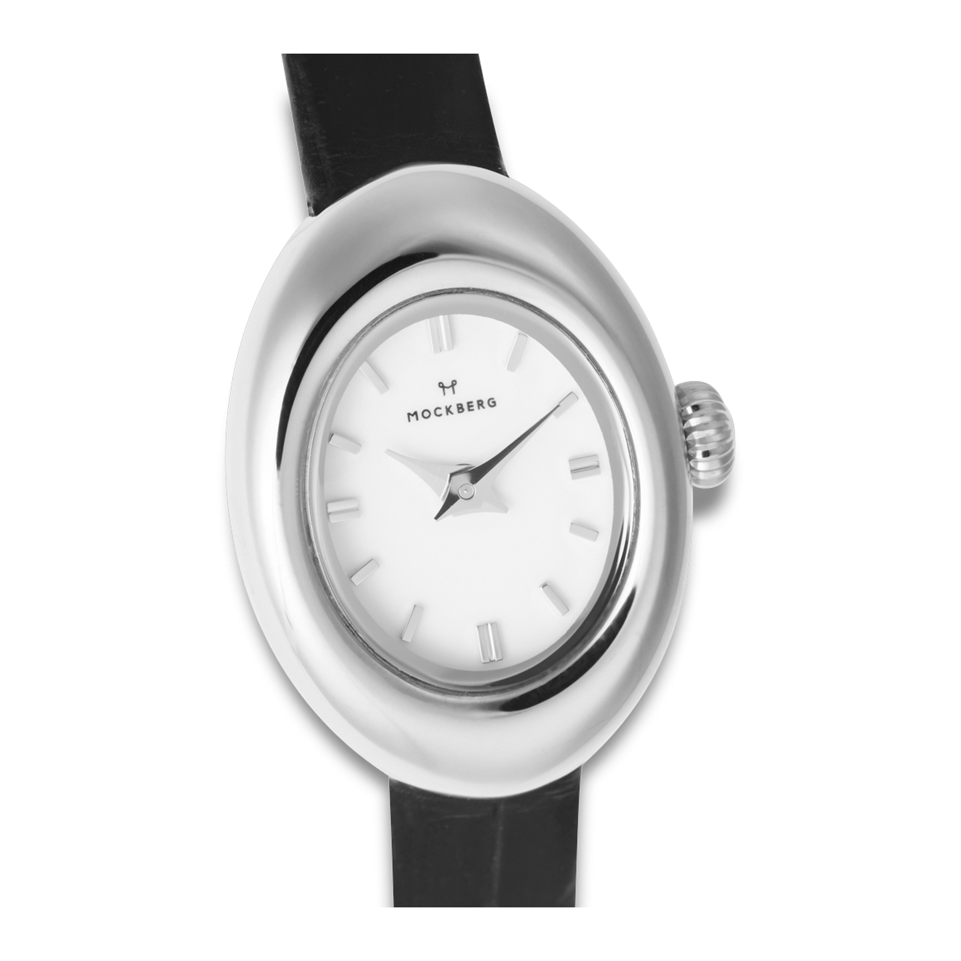 Detaljebillede af Mockberg Belle Oval Petite dameur med oval urskive