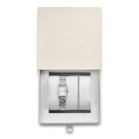 Mockberg Timeless Darling Combo gaveæske med dameur og sølvfarvet armbånd