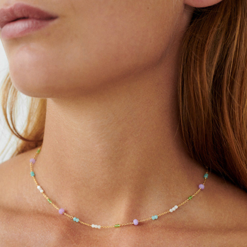 Pernille Corydon Sea Colour halskæde, set på model