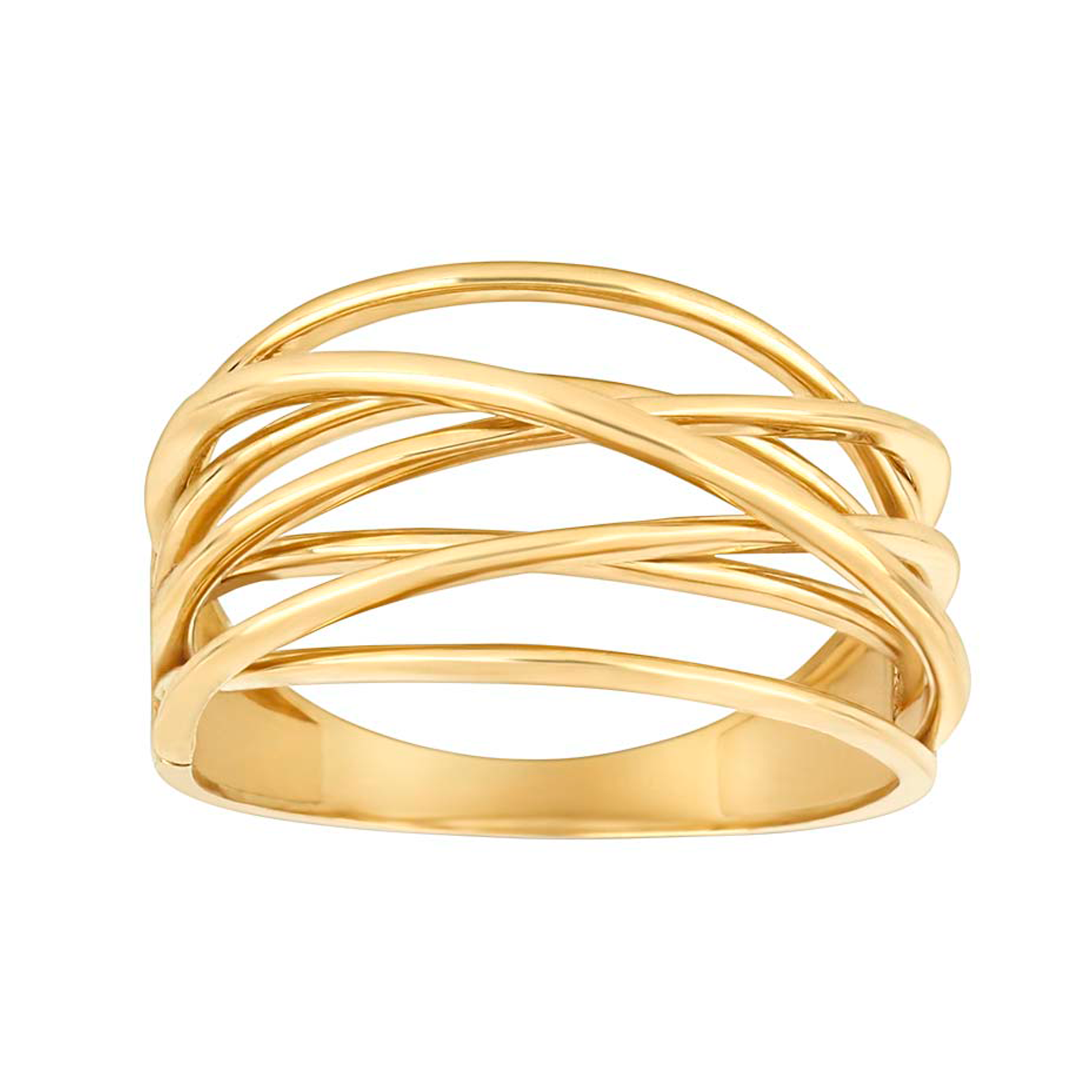 Nordahl Andersen Siersbøl ring i 8 karat guld med flettet design