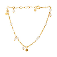 Forgyldt armbånd med perler fra Pernille Corydon